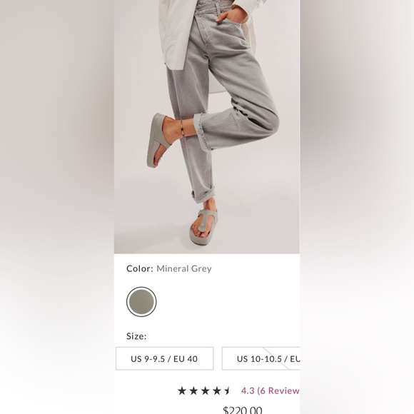 Birkenstock Gizeh Flex Platform Leather Sandals Size 9 NEW - Picture 12 of 15